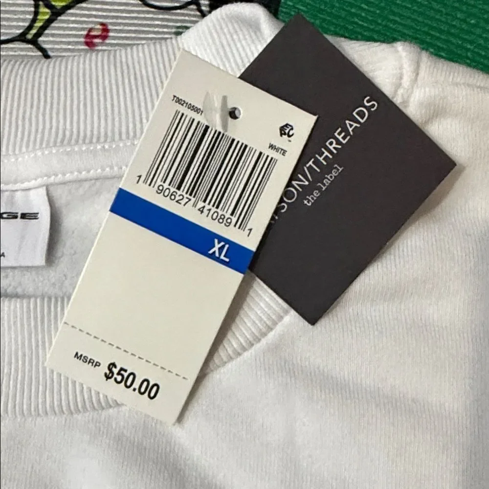 Grayson Threads - Men's Dodge Challenger Crewneck Sweatshirt White